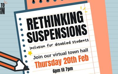 Rethinking Suspensions: Inclusion for disabled students