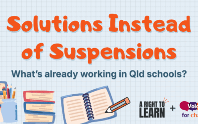 Solutions instead of suspensions: what’s already working in Qld schools?