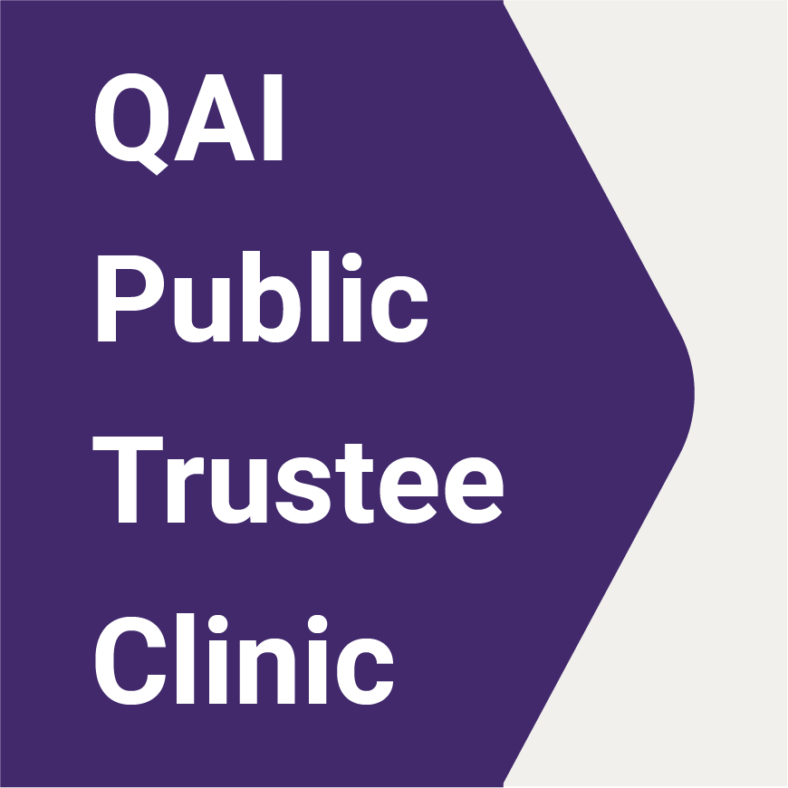 QAI Public Trustee Clinic