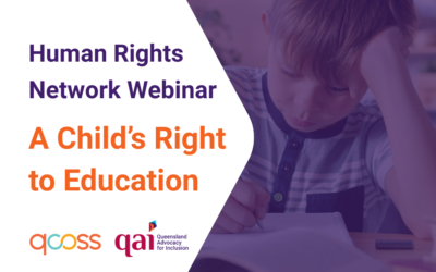 QCOSS Webinar: A Child’s Right to Education