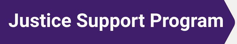 Justice Support Program Tile that links to the Justice Support Program below